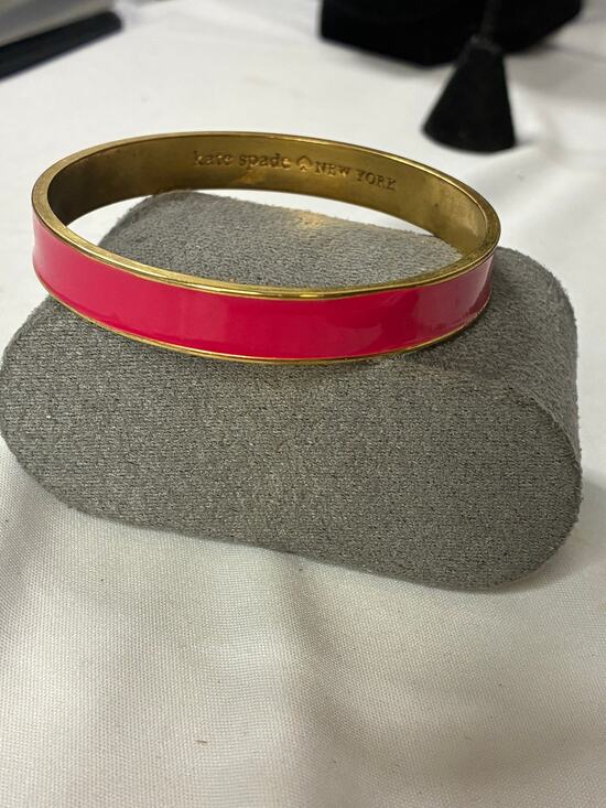 Kate Spade Jewelry - Kate spade New York pink bangle bracelet